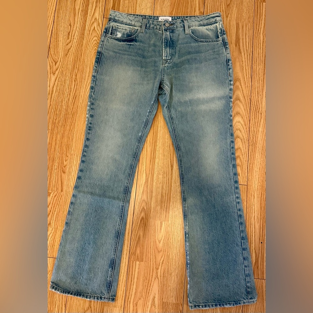 Frame Denim Light Blue Women’s Low Rise Bootcut Jeans